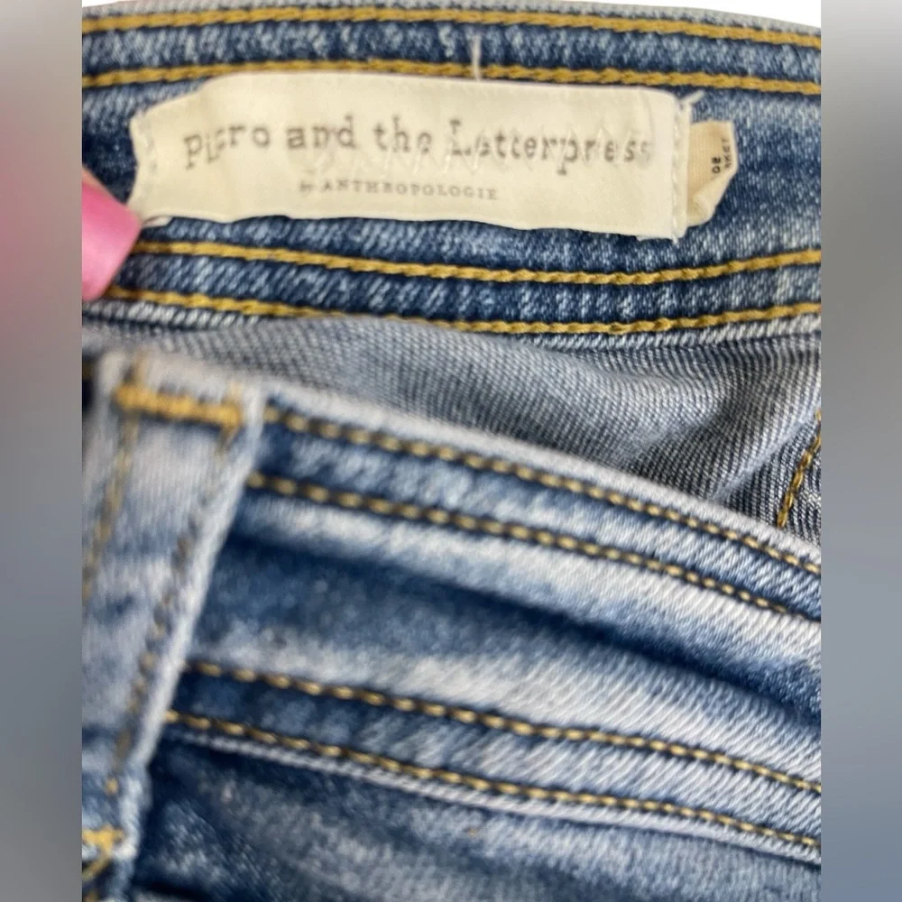 Anthropologie Pilcro and the Letterpress jeans size 27 High Rise Skinny Jeans 💙